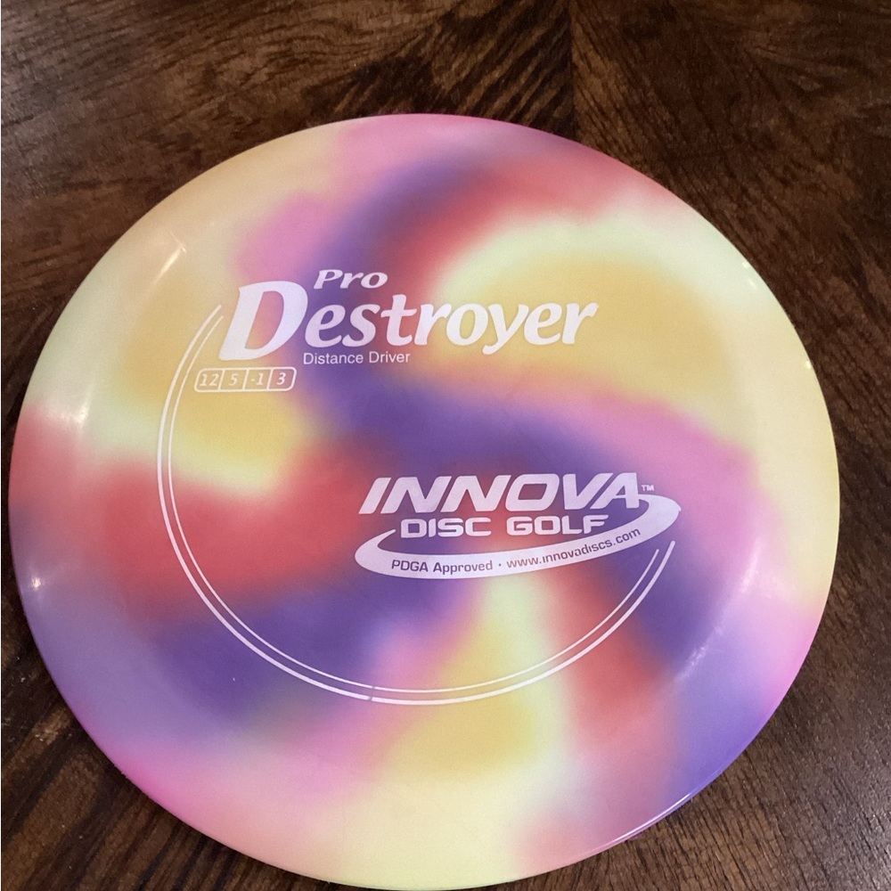 Innova Pro Destroyer Disc Golf Driver tie dye